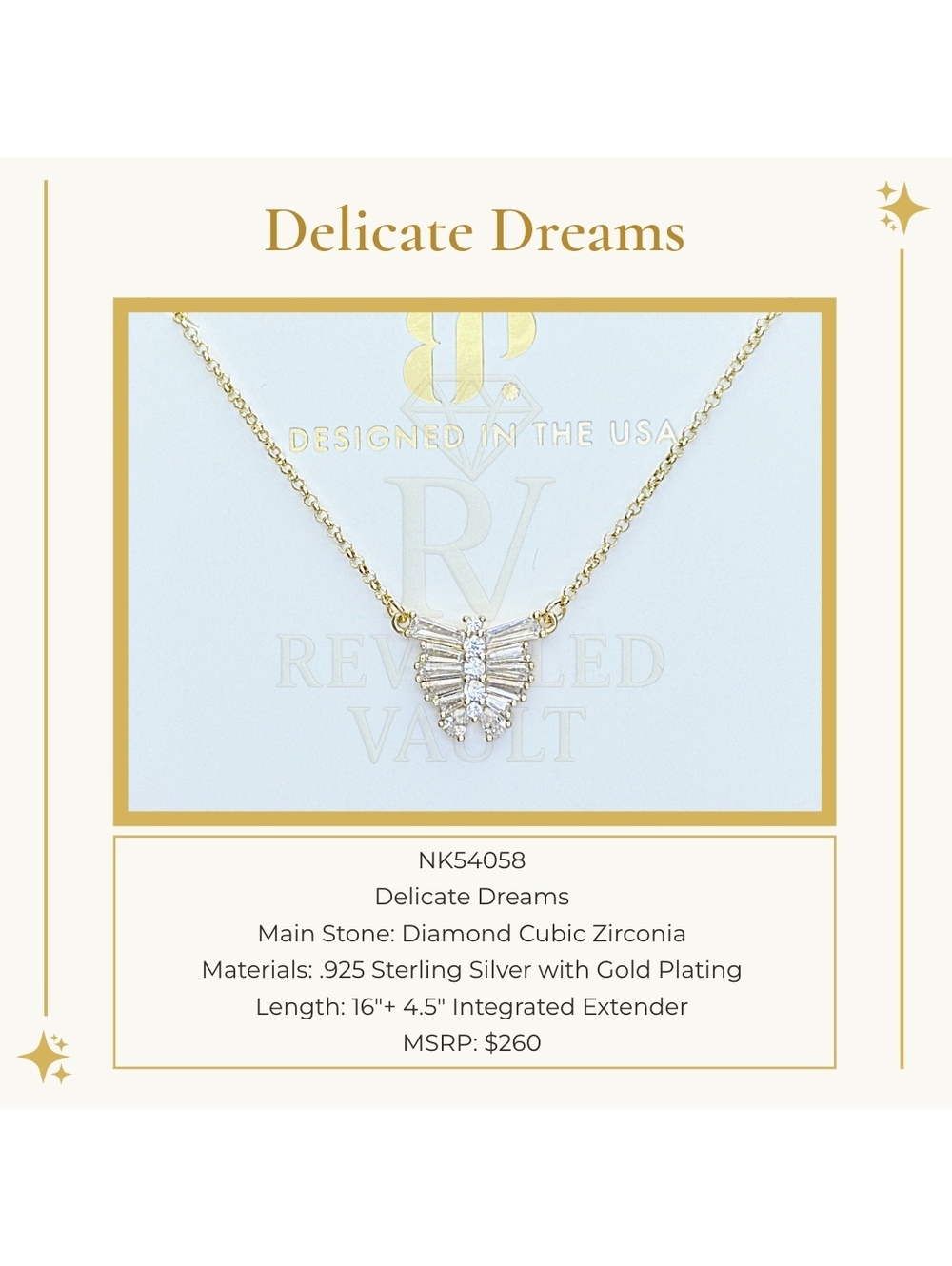 Delicate Dreams - The Sterling Club Vermeil